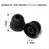 6pcs/3pairs 4.5mm Two Layer Silicone In-Ear Earphone Covers Caps Replacement Earbud Bud Earbuds eartips Earplug Ear pads cushion ► Photo 2/5