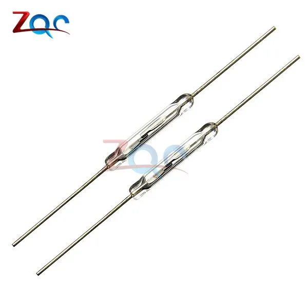 

5pcs MKA-14103 Tone Leads Glass N/O SPST Reed Switches 10-15AT 2 x 14mm A
