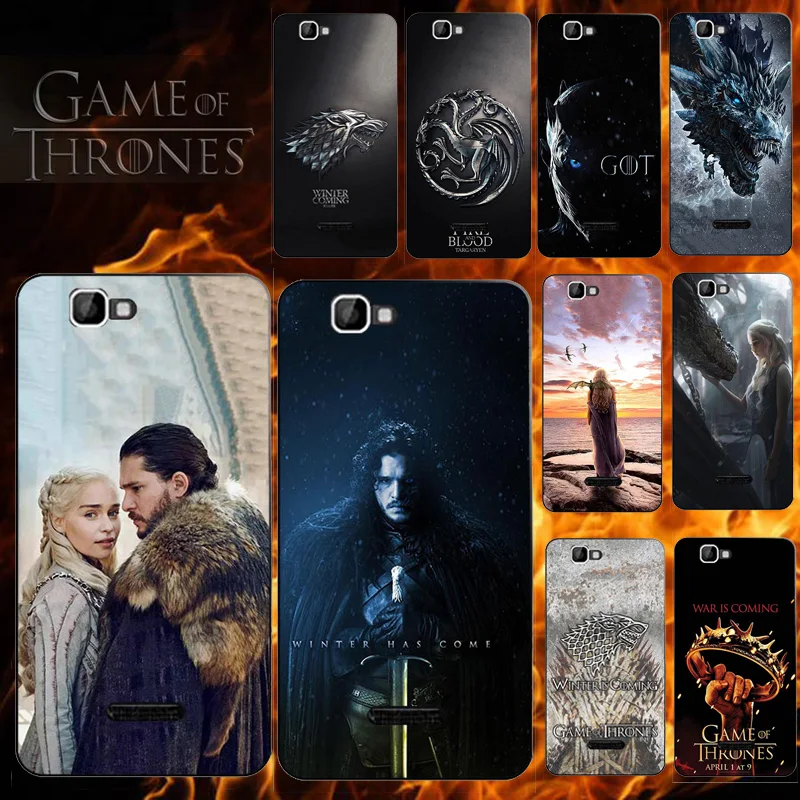 

Painted Soft Silicone Case For Wiko Rainbow Explay Fresh 5.0" Case Coque Phone Back Cover for Game Of Thrones Seasons 8