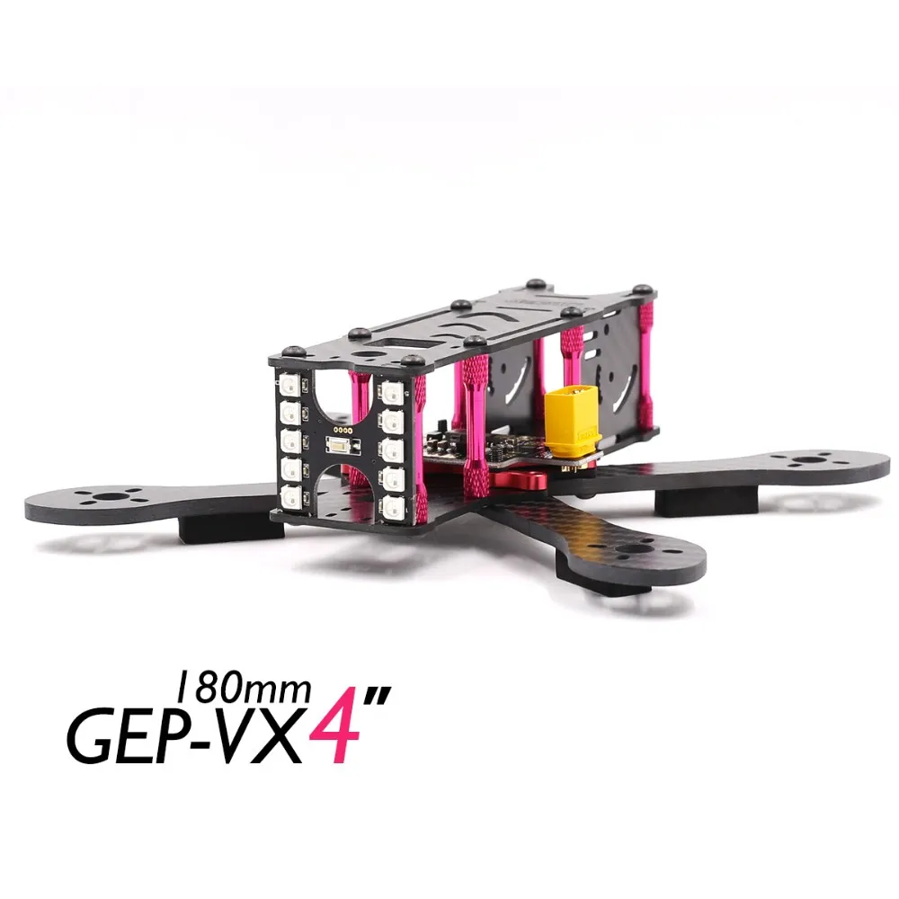 DIY FPV X Quadcopter GEPRC GEP-VX6 GEP-VX5 250 мм 215 180 гоночная рамка из углеродного волокна с задним