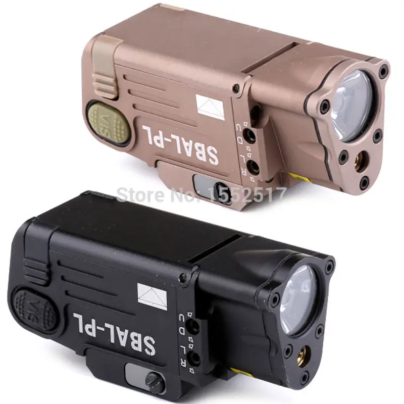 

Tactical CNC Finished SBAL-PL Weapon light Constant & Strobe Light With Red Laser Pistol Rifle Flashlight Free Shipping