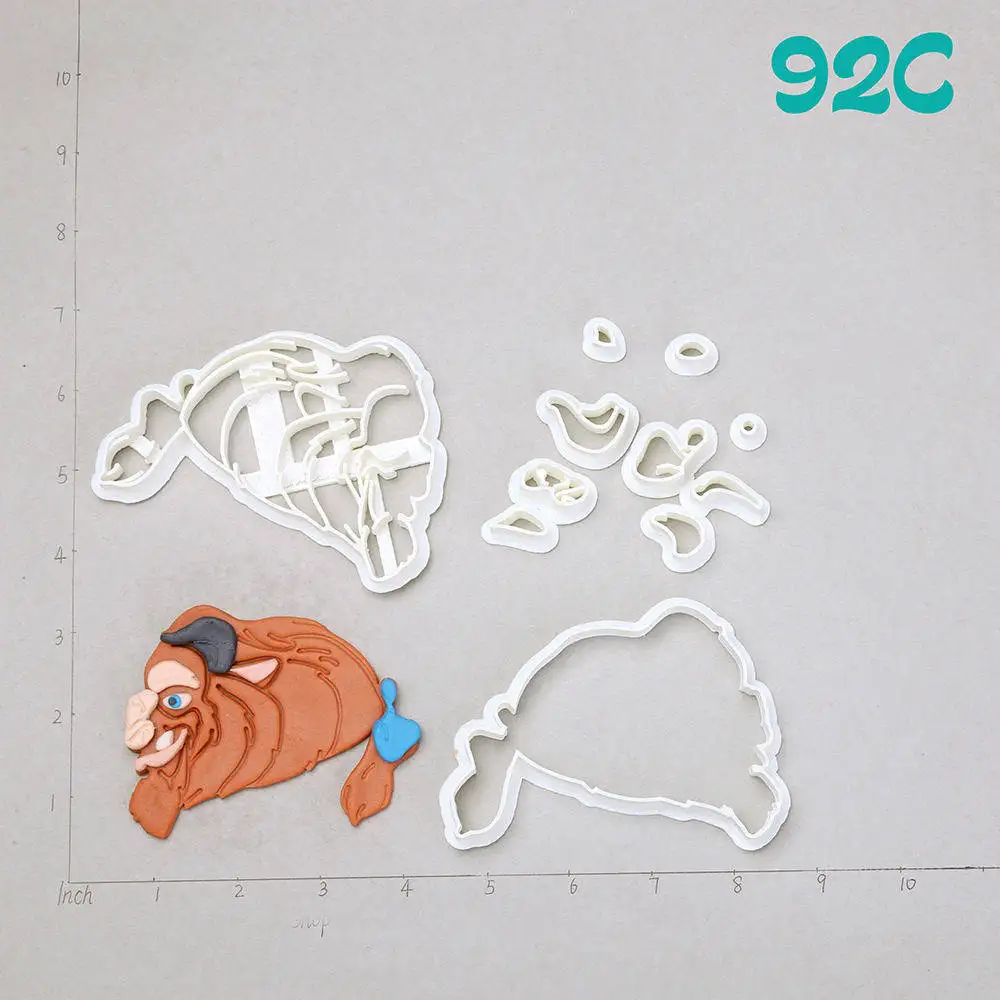 Мультяшный резак для печенья с героями мультфильмов 3D напечатанный помадки