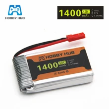 3,7 V 1100 мАч 1200 мАч 1400 мАч 30c Lipo Батарея для H11D H11C дистанционного Управление вертолета самолета батареи 3,7 v 903052 JST разъем