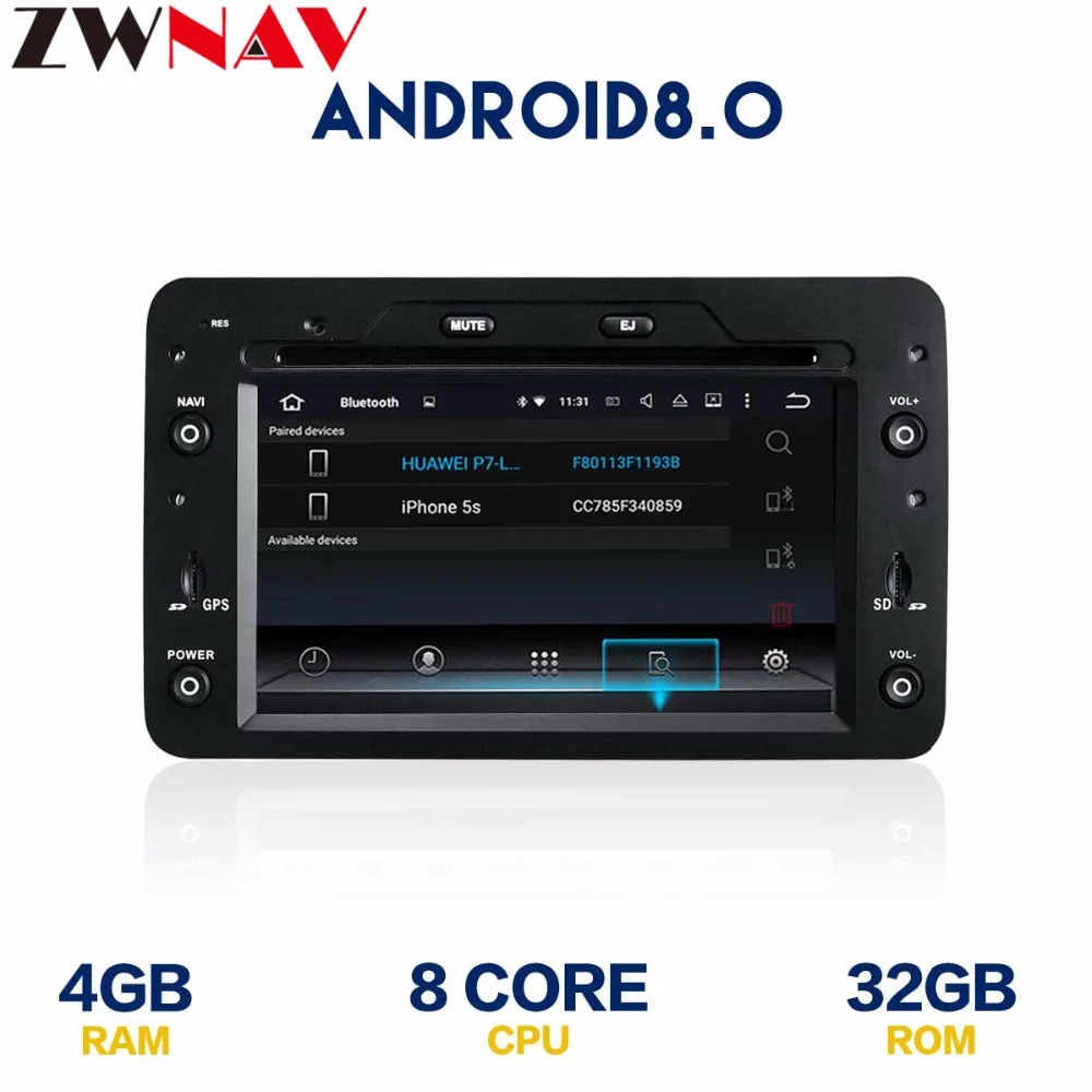 Sale Octa core Android 8.0 Car DVD PLAYER For Alfa Romeo Spider Alfa Romeo 159 Brera 159 Sportwagon GPS navigation radio autostereo 1