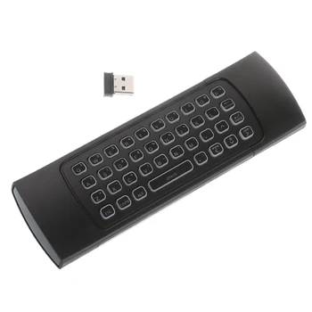 

Newest MX3 Air Mouse Backlight MX3 Wireless Keyboard 2.4G Remote Control IR Learning Fly Air Mouse Backlit For Android TV Box PC