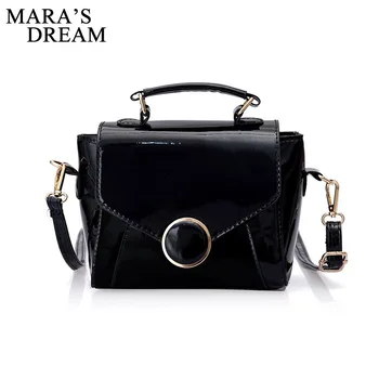 

Mara's Dream Women Handbags 2018 Solid Color Oli PU Leather Hasp Mini Flap Shoulder Bags Fashion Large Boho Messenger Bags Girl