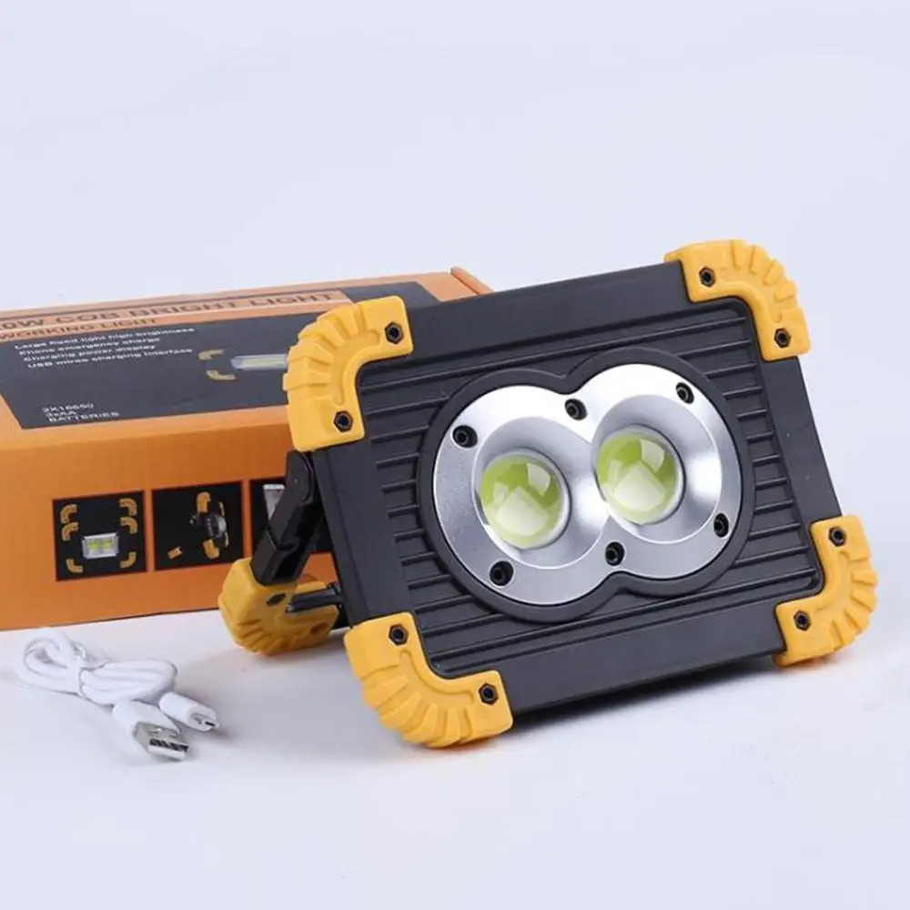 

LED Work Light LED Portable Spotlight Rechargeable 18650 Battery Outdoor Lampe For Hunting Camping Latern Flashlight XF30