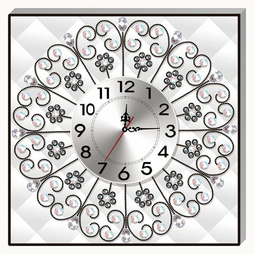 

Clock Diamond Painting 5D DIY Embroidery Creative Partical Round&Special Decor Arts Crafts&Sewing Needlework Cross Stitch