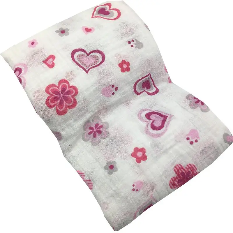 Хлопковое муслиновое детское одеяло, Пеленальное Одеяло для новорожденных, лучшее мягкое детское одеяло, постельные принадлежности, Пеленальное банное полотенце 120*120 см - Цвет: Color 3