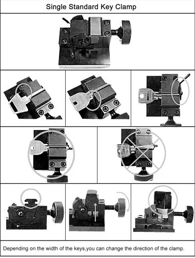 single standard key clamp