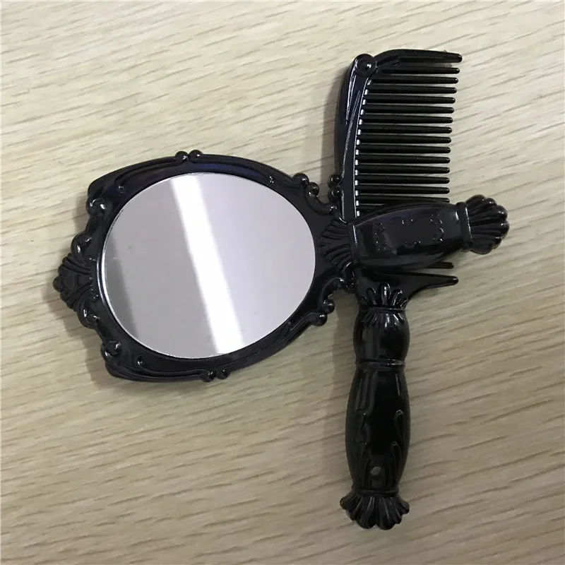 

100pcs/lot 12cm folding makeup mirror compact mirror with crystal, metal pocket mirror for wedding gift cosmetic mirror