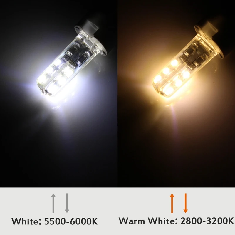 G4 AC110V/220 V кукурузная лампа SMD 3014 72 светодиодный силиконовый свет точечная Регулируемая подсветка люстра со светодиодной лампой заменить галогенные огни