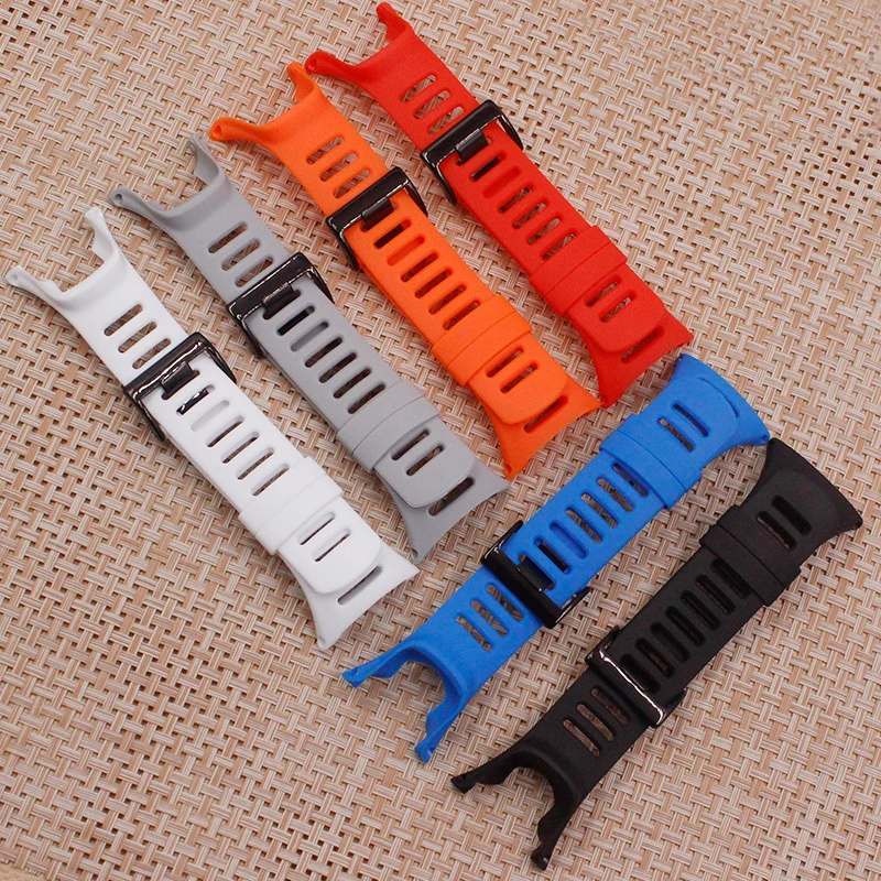 

Watch accessories for SUUNTO AMBIT series 1 | 2 | 3 generation color silicone notch strap