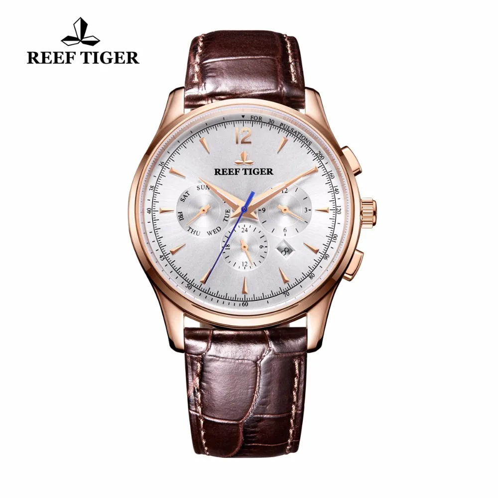 2018 New Reef Tiger/RT Top Brand Luxury Watch Men Automatic Mechanical
