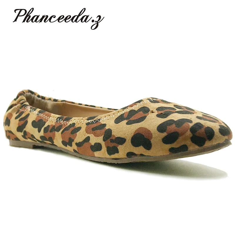 Prix Nouveau 2018 Nouveau Printemps Chaussures Femmes Appartements Top qualité Chaussures Plates Mocassins de Style Européen Bout Rond Casual Chaussures Plus La Taille 7 10