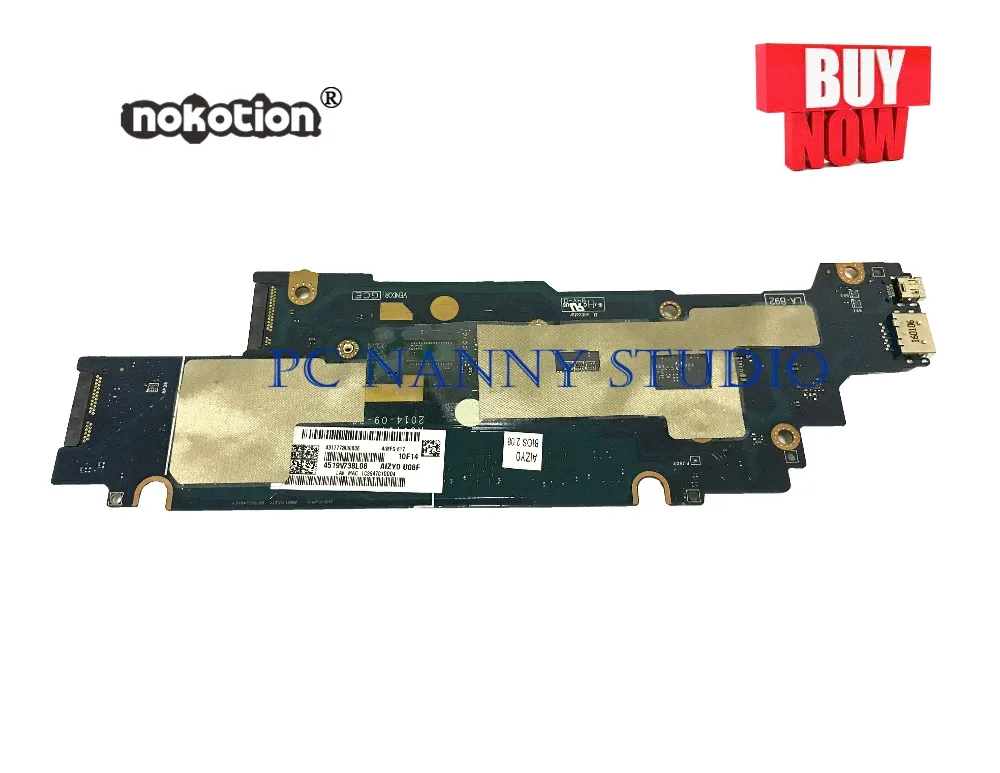 PCNANNY 5B20H33238 AIZY0 LA-B921P for Lenovo YOGA 3-1170 laptop motherboard SR23C M-5Y10C 4GB teste