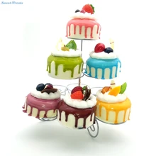 Сладкие угощения Best 3 уровня кекс стенд проведения 13 кексы День рождения кекс стенд гладить торт, подставка-держатель