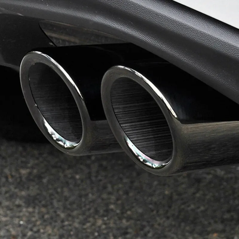 2 шт. Стайлинг автомобиля глушитель для Volkswagen VW Beetle A5 Eos Golf 5 6 7 Jetta Passat B6 B7 B8 CC 1 Cross Polo
