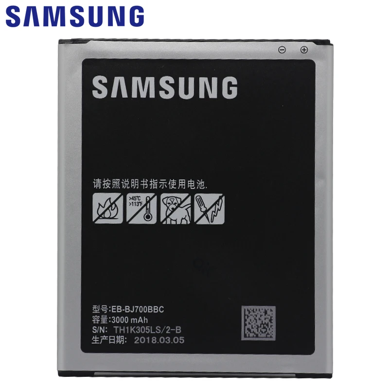 Samsung аккумулятор мобильного телефона EB-BJ700BBC EB-BJ700CBE 3000 мАч Замена для samsung GALAXY J7 J7008 J700F J7009 J7000