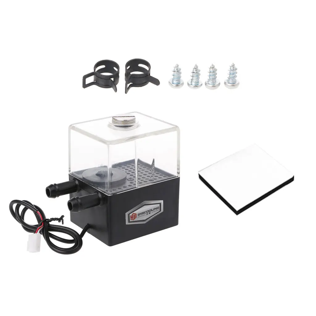 

Cooling fan Water Pump SC-300T DC 12V Ultra-Quiet Water Pump Tank For Computer CPU Liquid Cooling System