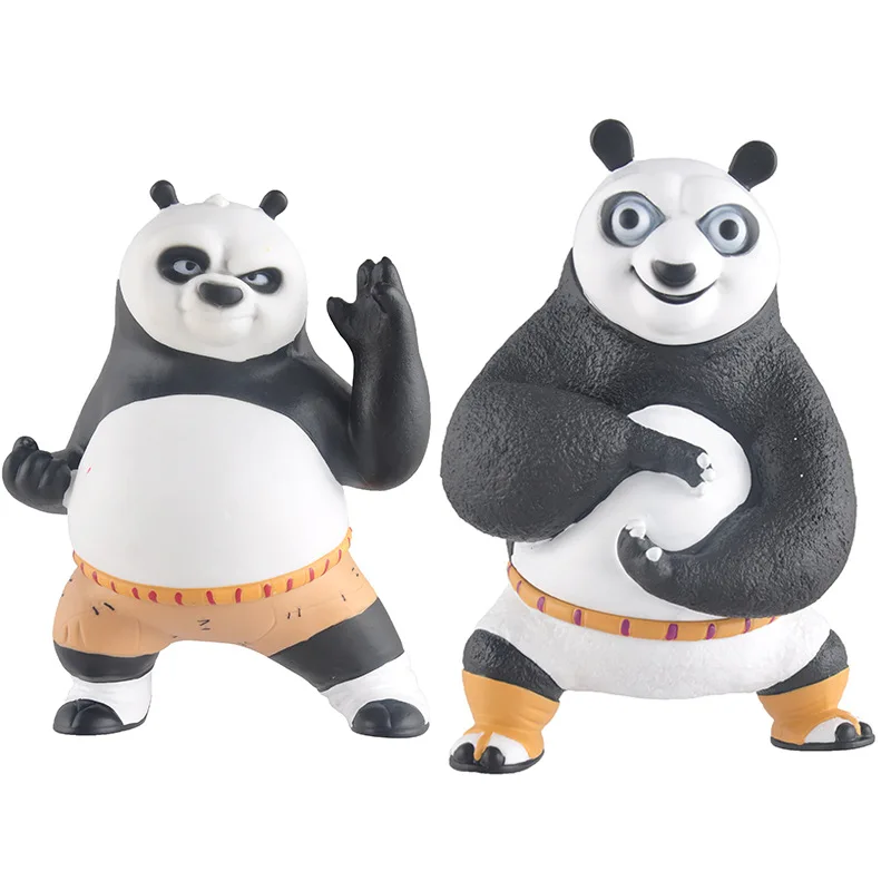 Экшн-фигурки Kungfu Panda 3 Dragon Warrior черные/белые детские игрушки Abao украшения для