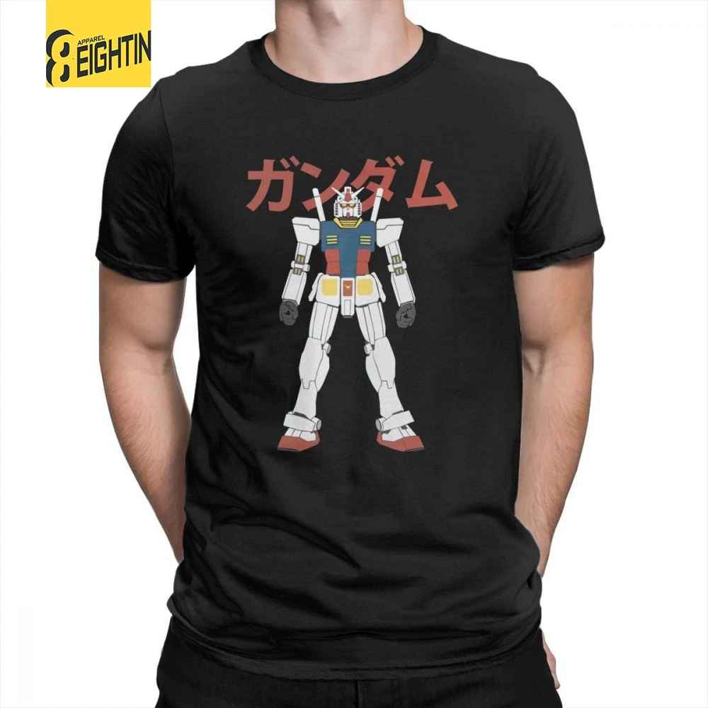 

Mazinger Z Gundam RX-78-2 T Shirts Purified Cotton Short Sleeved T-Shirts Tee Shirt Men's Crewneck Hot Sale Hot Sale Comic