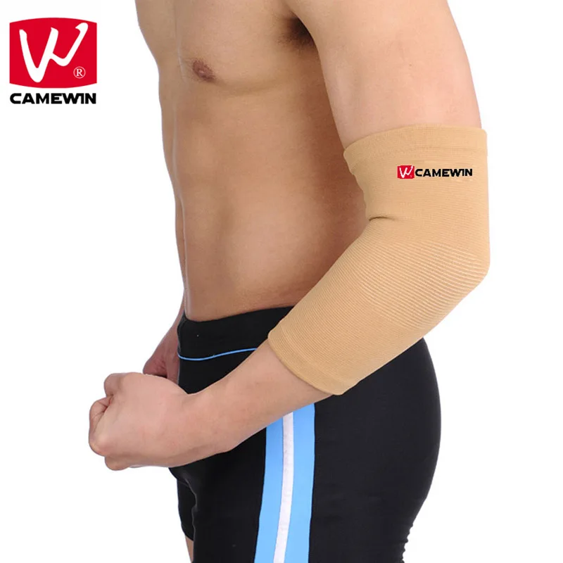 

CAMEWIN 1 Pair Elbow Support Elastic Breathable Volleyball Basketball Arm Sleeve Elbow Pads for Men and Woman ( 1 Pair= 2 PCS)