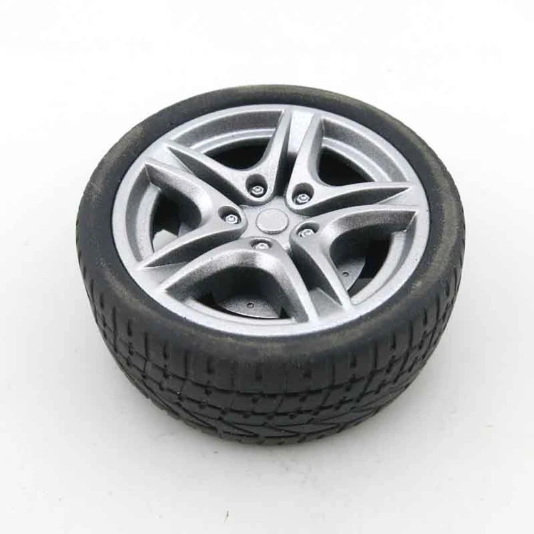 

4PCS/Lot 40mm*15mm 48*19mm DIY RC Cars Wheels for 1:10 Model Car Wheel-hub+Tyre Skin Inner Plastic Outer Rubber Tires Wheel