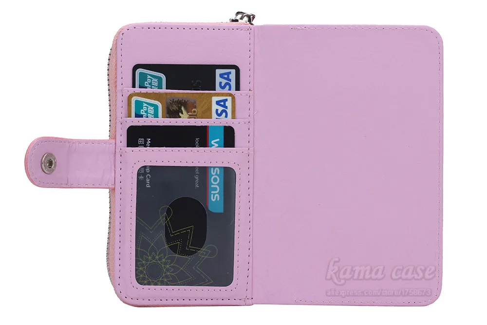 Роскошный чехол из искусственной кожи для samsung Galaxy Note 5 кошелек на молнии кошелек стиль 2 в 1 сумка для телефона с картой solt