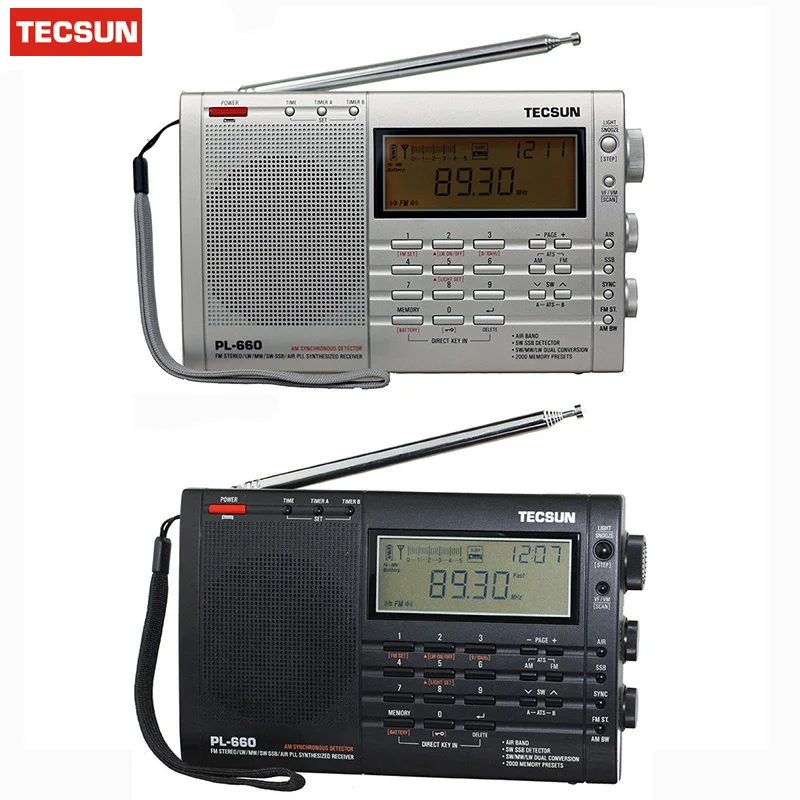 TECSUN PL-660 радио-приемник SSB VHF AIR Band Радио ресивер FM-/MW/SW/LW радио многодиапазонный двойной преобразования TECSUN PL660 Y4133A