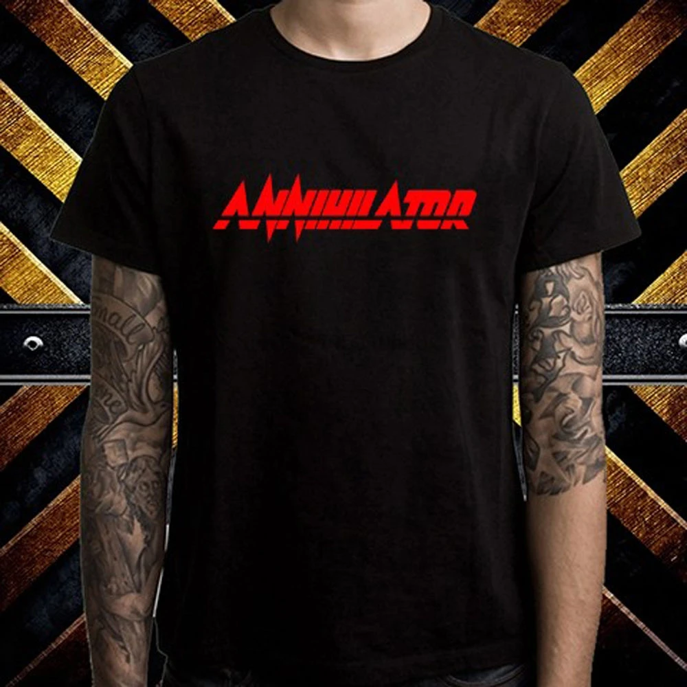 

New Annihilator Heavy Metal Band Men Black T Shirt Size S To 3Xl