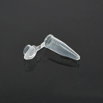 

1000pcs 0.2ml Plastic Test Vials Sample Micro Centrifuge Tube With Cap