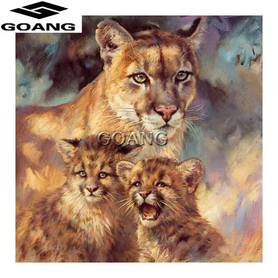 

diamond embroidery diy diamond painting leopard Full square diamond mosaic rhinestones for craft stickers on the wall