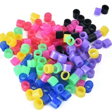 100 шт./пакет мульти-Цвет автоклавной дезинфекции Ортодонтическая щеточка Универсальное кольцо силикона дентальные инструменты Цвет кодовых колец