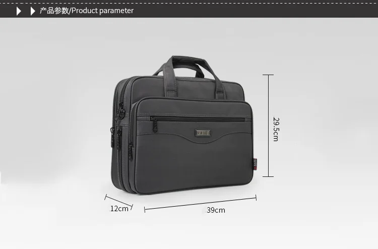 Бренд Бизнес Портфели сумка для ноутбука Оксфорд Многофункциональный Водонепроницаемый Для мужчин Сумки Сумка Высокое качество плеча Для