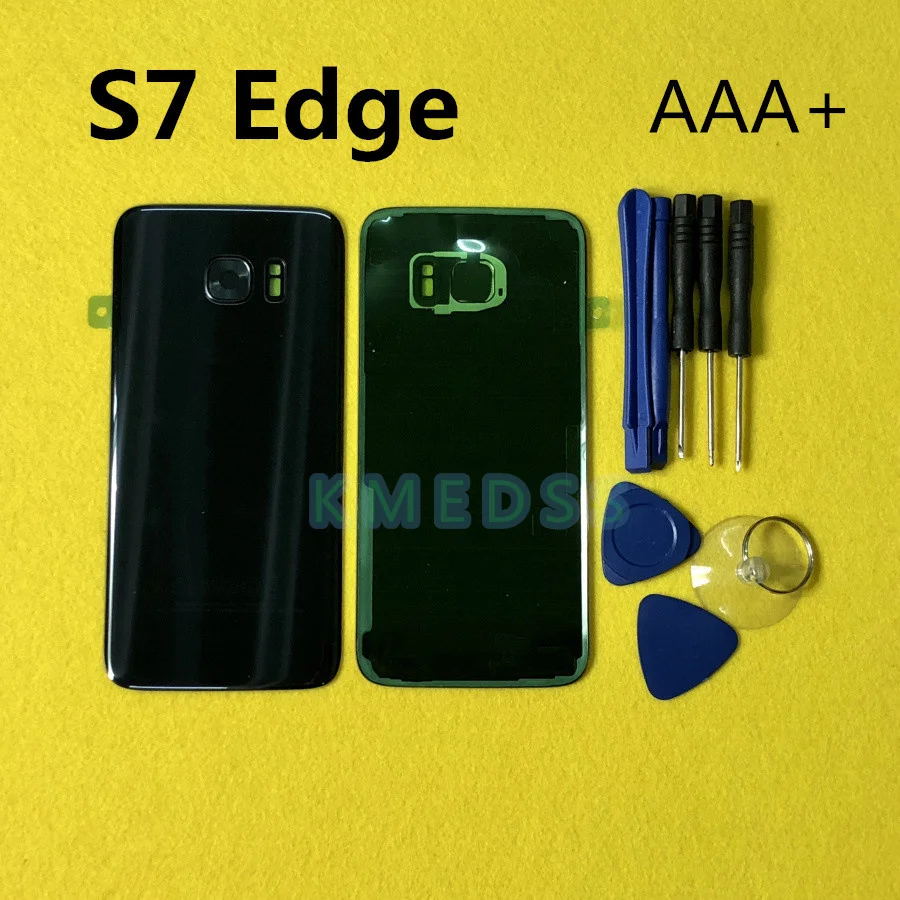 

AAA+ Quality Battery Glass Back Cover For Samsung Galaxy S7 Edge G935 G935F Rear Door Housing Cover with Camera lens + tools