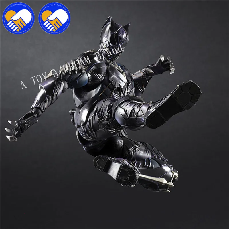 Play Arts Kai PA TChalla Черная пантера супер герой Железный человек PA 27 см ПВХ фигурка куклы игрушки Детский подарок Brinquedos 3 версии