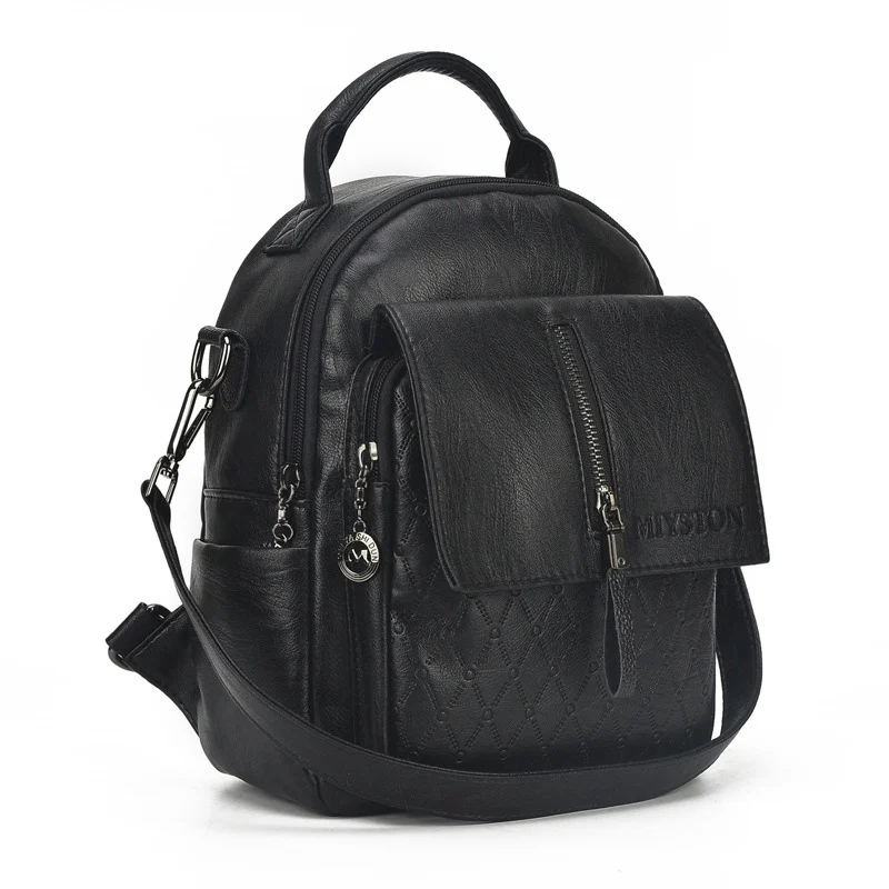 

Fashion Women Leather Backpacks Female Shoulder Bag Ladies Bagpack Mochilas School Bags Schoolbag For Teenager Girls Travel Bags