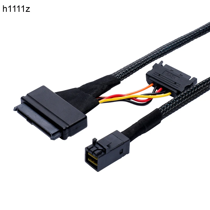 Компьютерные кабели и разъемы HDD Cable HD Mini-SAS (SFF-8643) to U.2 (SFF-8639)