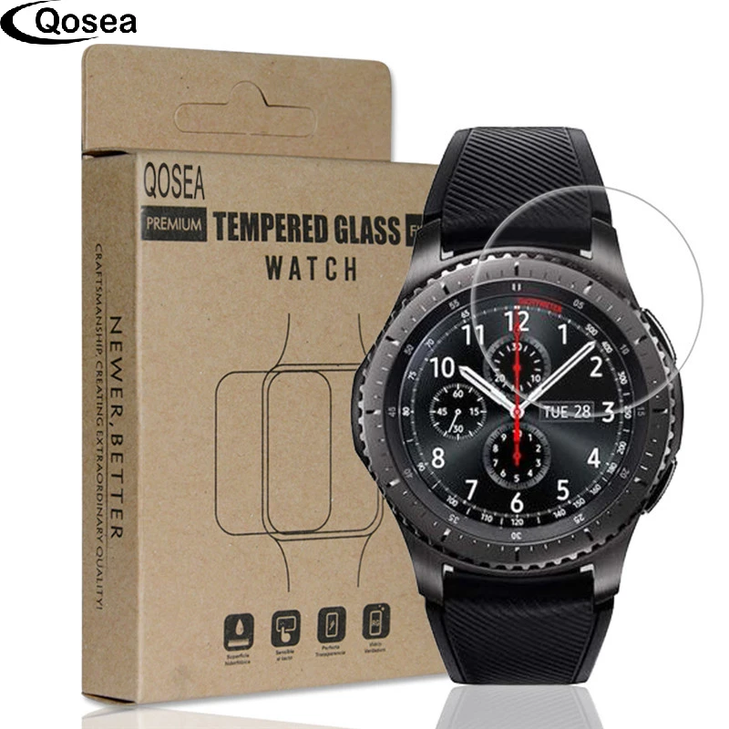 Qosea For Samsung Gear S3 Classic Tempered Glass Ultra