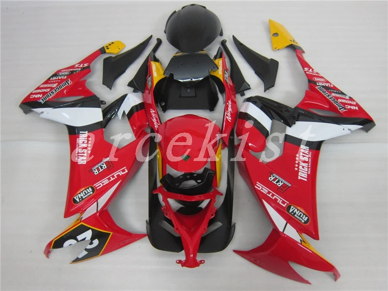 

3Gifts New ABS Motorcycle Fairings Kit Fit for kawasaki Ninja ZX-10R ZX10R 2008 2009 2010 10R 08 09 10 Bodywork Set cool red
