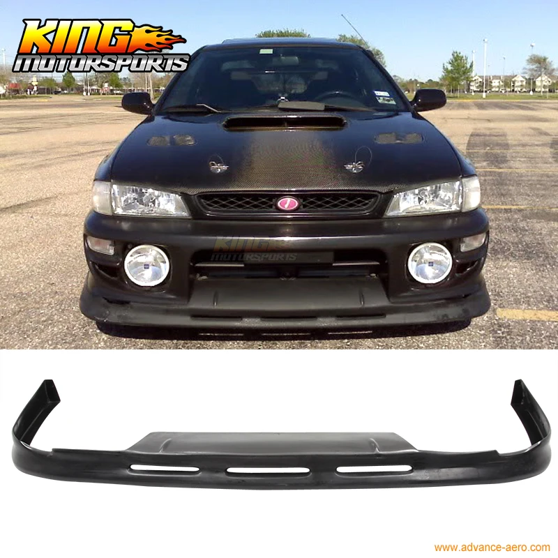 Fit 97-01 Subaru Impreza WRX STI Urethane Front Bumper Lip