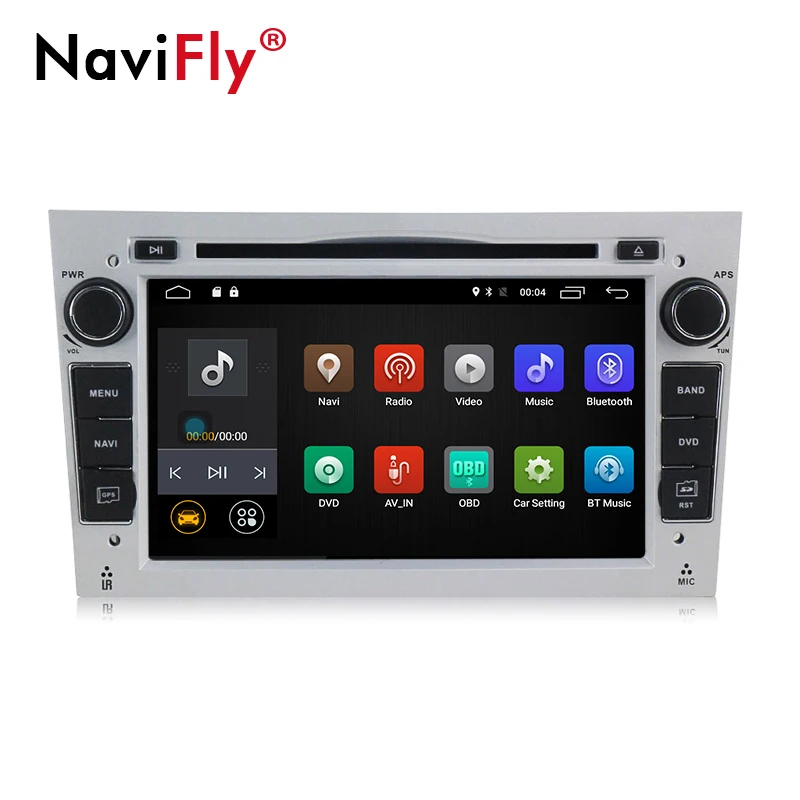 Sale NaviFly Android 7.1 Car dvd player radio audio For Opel Zafira B Vectra Meriva Antara Astra Corsa GPS navigation 4G WIFI BT RDS 1