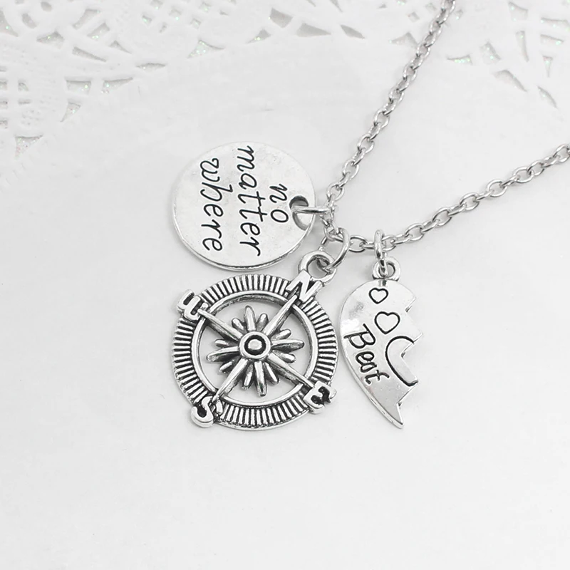 2pcs-Best-Friends-Necklace-Women-Vintage-Love-Heart-No-Matter-Where-Compass-Necklaces-Pendants-Long-Distance (4)