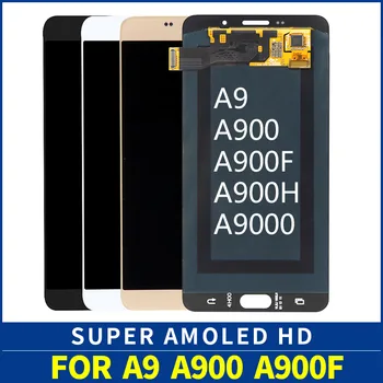 

Original SUPER AMOLED Replacement For SAMSUNG Galaxy A9 LCD Screen Display Touch Digitizer A9 A9000 A910F A9 Pro 2016 Assembly