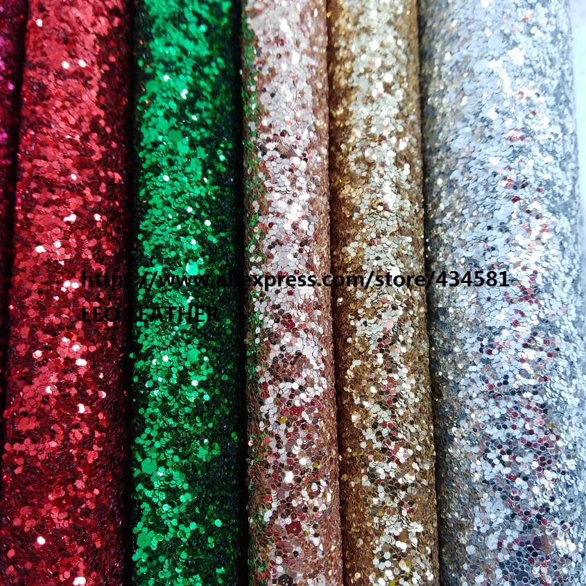 Buy CHUNKY GLITTER Leather, Synthetic Leather, glitter