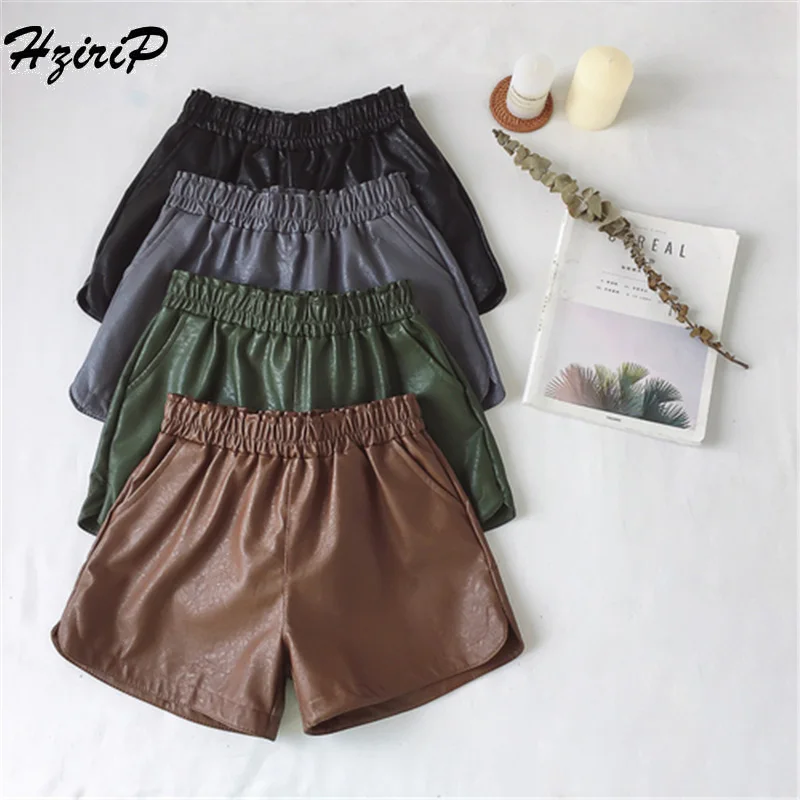 HziriP Women New Fashion Autumn Winter Shorts Loose Solid