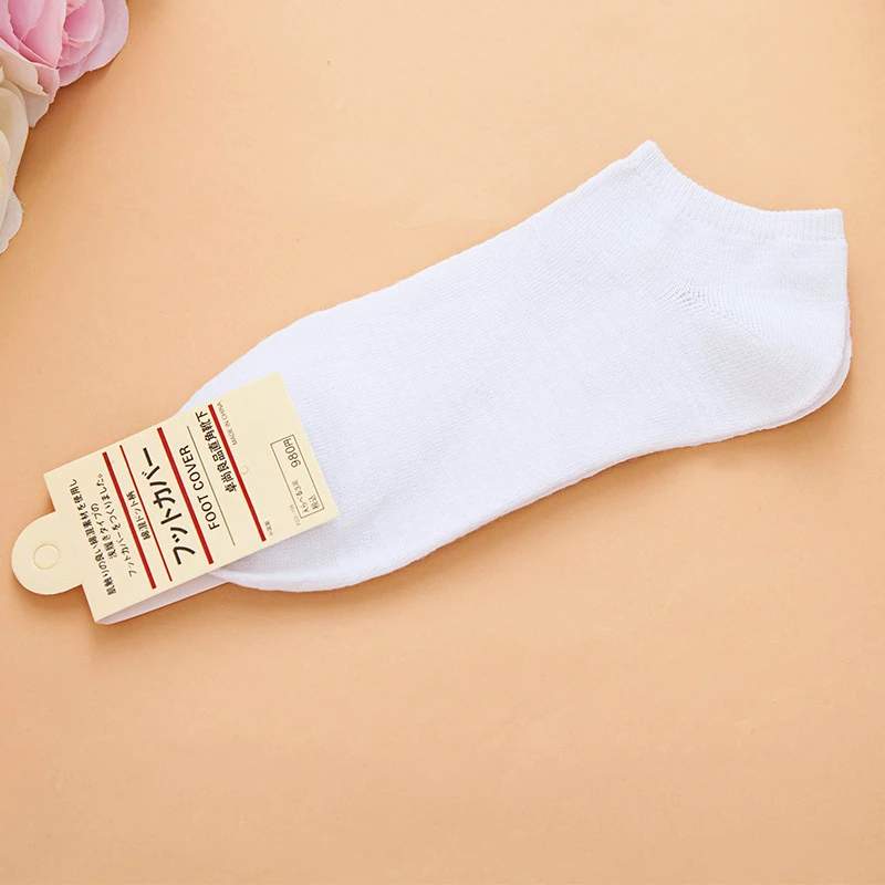 Женские Короткие Носки ярких цветов хлопковые однотонные носки-башмачки для женщин, дышащие повседневные носки женские универсальные мягкие носки D0224