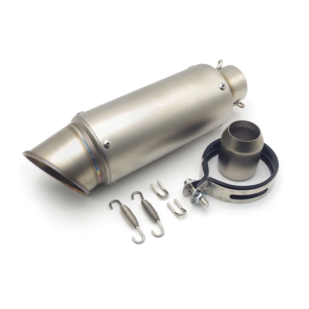 

51 61mm Universal Motorcycle Exhaust Escape Muffler Pipe Slip-on FOR triumph tiger 800 honda x adv cb400 accessories aprilia