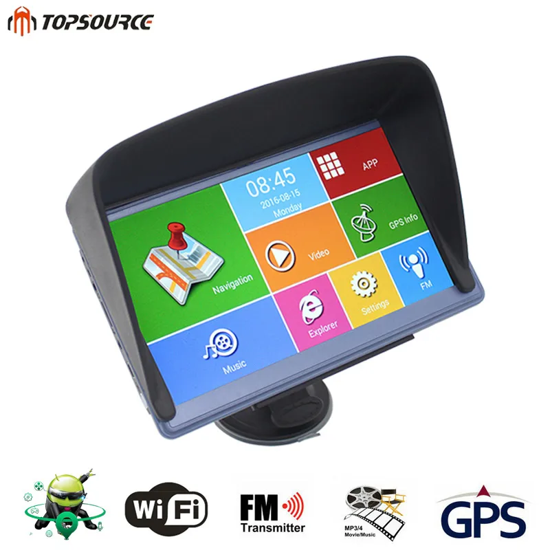 Topsource Car Gps Navigation Android Wifi Gb Ddrmhz Gps Sunshade Russiaeurope Topsource Car Gps Navigation Android Wifi Gb Ddrmhz Gps Sunshade Russiaeurope